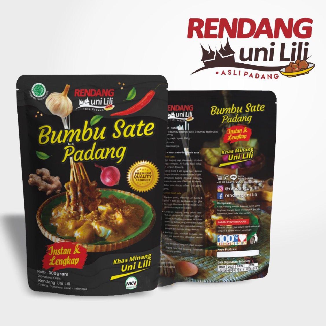 Bumbu Sate Padang Uni Lili